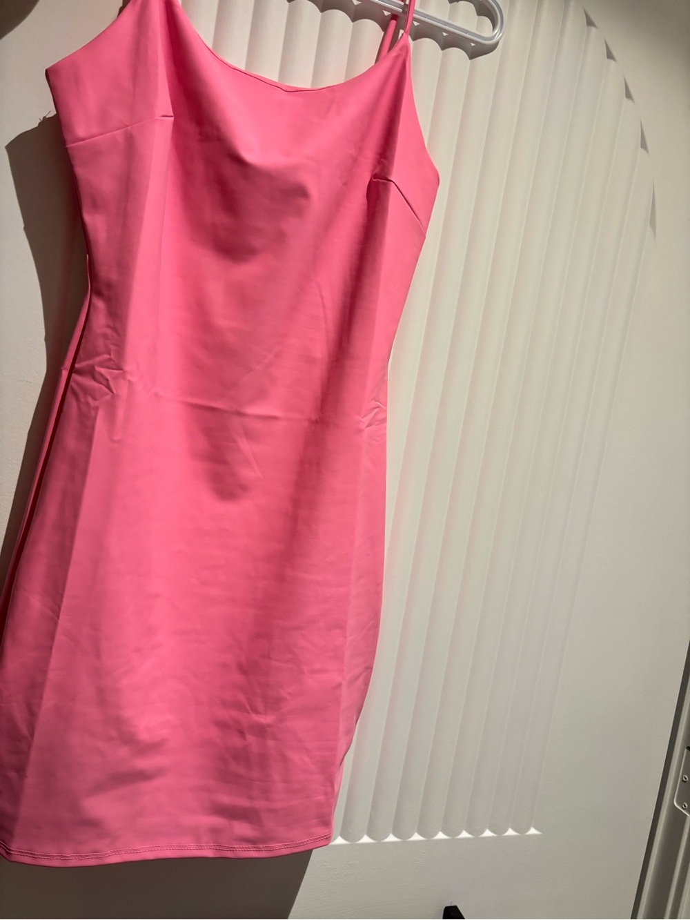 Fashion Nova Bright Pink Mini Slip Dress